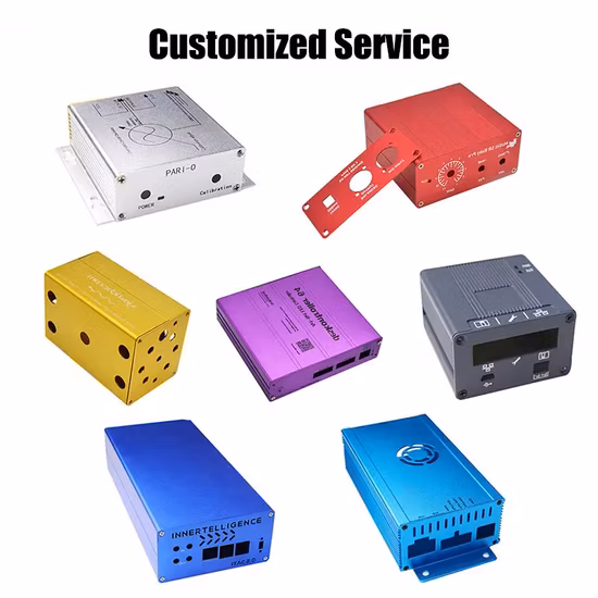 Caja de sensor electrónico con carcasa de PCB de aluminio extruido