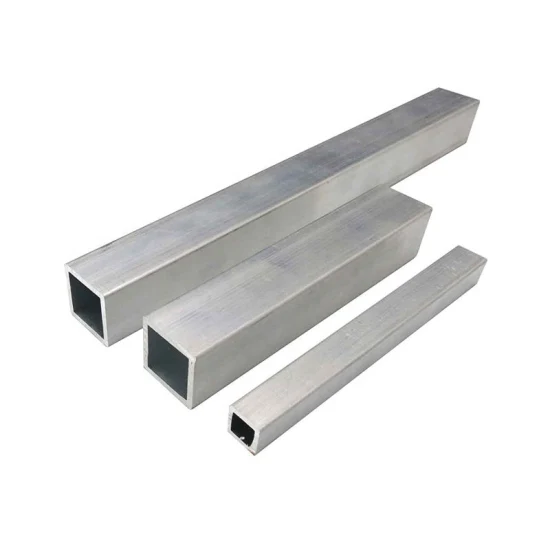 Tubería de aluminio ovalada 6061 Tubería cuadrada de aluminio de 1 pulgada cerca de mí Tubería de aluminio de aleación anodizada estructural 2X4